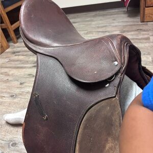 Brown Leather Horse Saddle